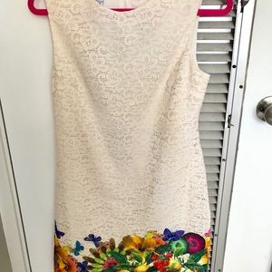 Beautiful white floral dress